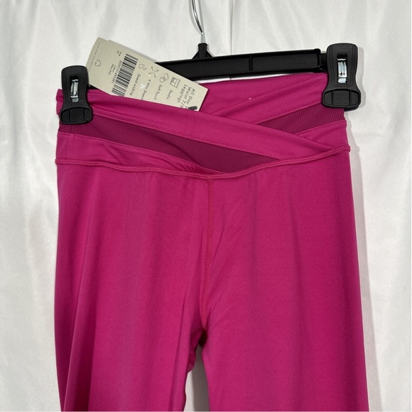 NWT‎ $88 SWEATY BETTY [ XS 4 US ] All Day Crossover Waist Leggings in Phlox Pink - Picture 9 of 14